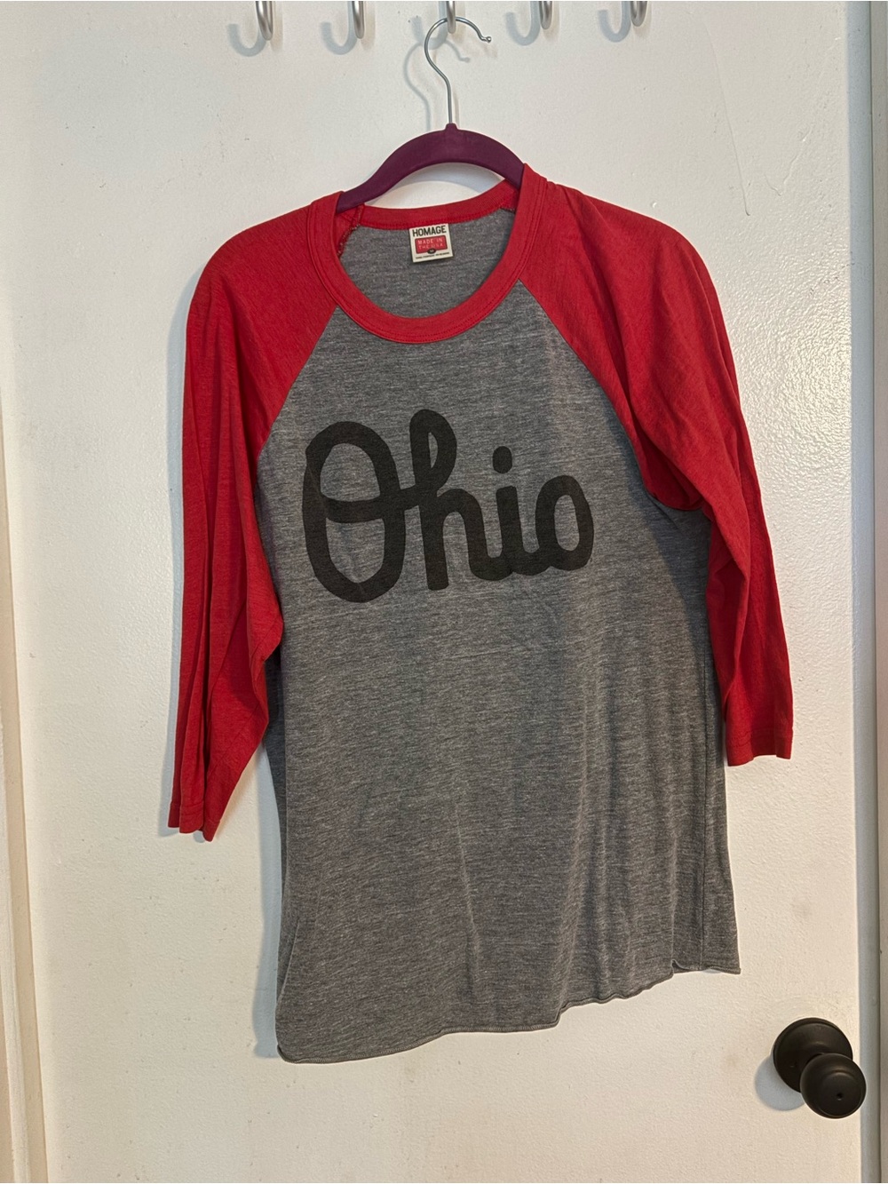 HOMAGE Script Ohio Raglan